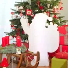 Lampada da Tavolo Led di Design Moderno a forma di Babbo Natale - Babbostar Viadurini