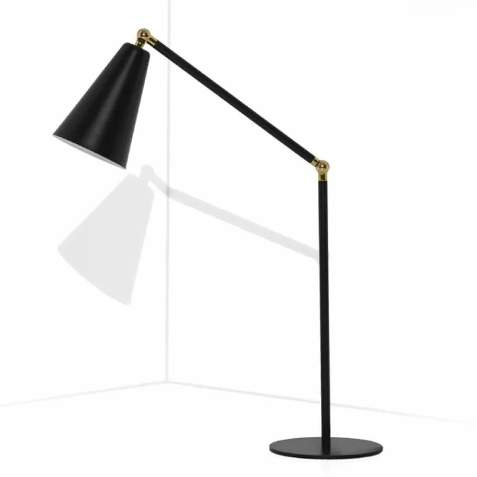 Lampada da Tavolo Moderna con Struttura in Metallo Made in Italy - Zaira Viadurini