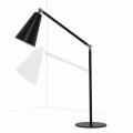 Lampada da Tavolo Moderna con Struttura in Metallo Made in Italy - Zaira