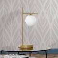 Lampada da Tavolo Moderna in Finitura Ottone e Vetro Made in Italy - Carima