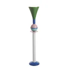 Lampada da tavolo multicolore in alluminio Slide Carmen,made in Italy Viadurini