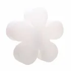 Lampada da Tavolo o Terra Design Moderno a Fiore in Plastica Bianca - Fiorestar Viadurini