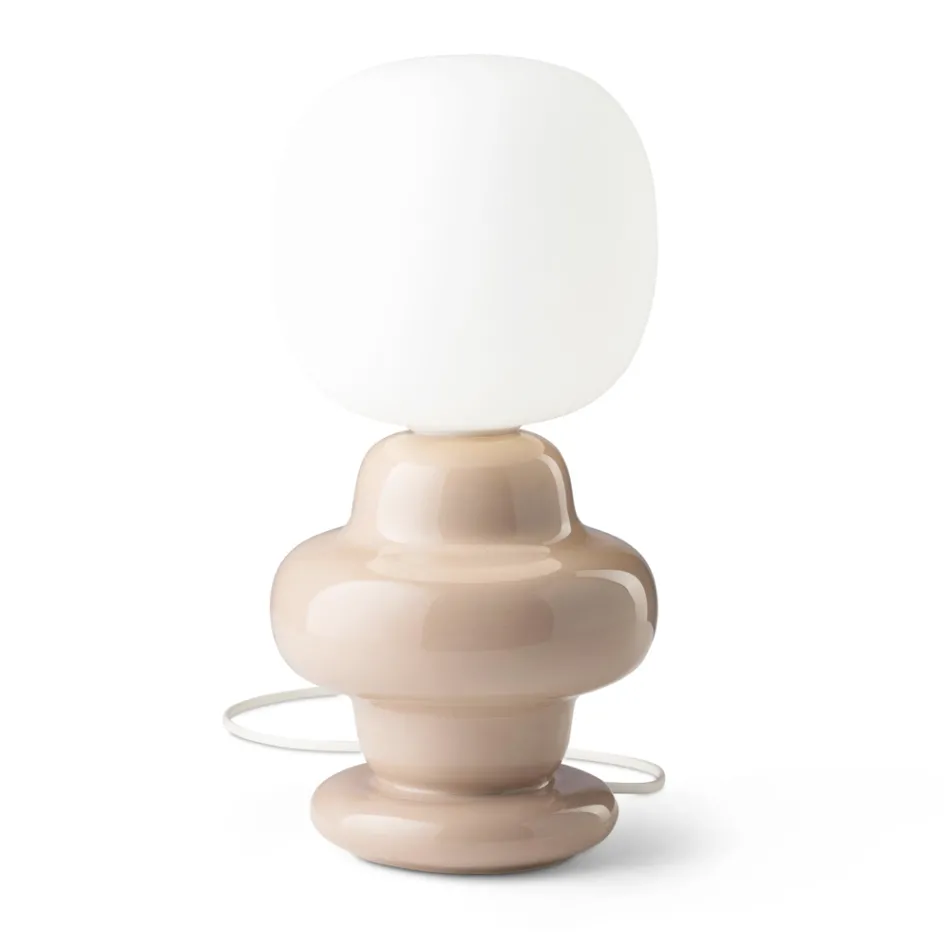Lampada da Tavolo Realizzata in Ceramica e Vetro Made in Italy - Capocabana Viadurini