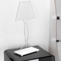 Lampada da tavolo sagomata, luce LED in plexiglass Ferla