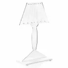 Lampada da tavolo sagomata, luce LED in plexiglass Ferla Viadurini