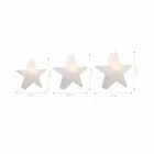 Lampada da Tavolo Solare o a LED di Design a Stella in Polietilene - Ringostar Viadurini