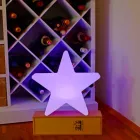 Lampada da Tavolo Solare o a LED di Design a Stella in Polietilene - Ringostar Viadurini