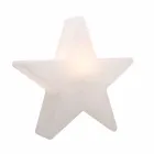 Lampada da Tavolo Solare o a LED di Design a Stella in Polietilene - Ringostar Viadurini