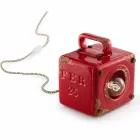 Lampada da tavolo stile industriale in ceramica e ferro Valerie Viadurini