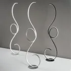Lampada da Terra a LED con Struttura in Metallo Verniciato Design- Clack Viadurini
