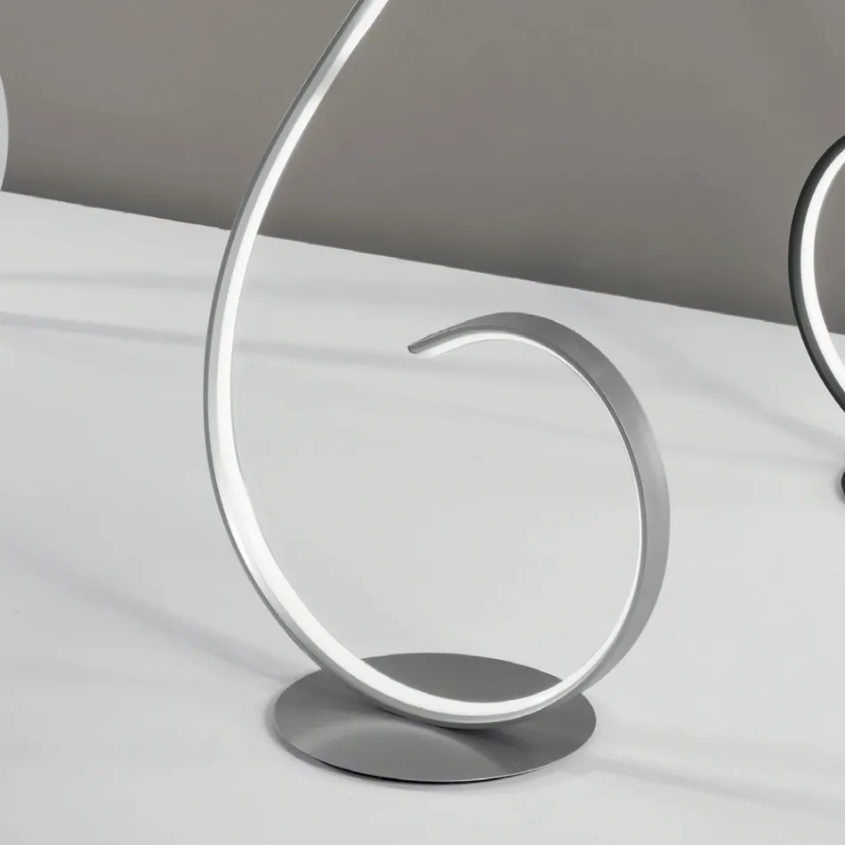 Lampada da Terra a LED con Struttura in Metallo Verniciato Design- Clack Viadurini