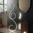 Lampada da Terra a LED con Struttura in Metallo Verniciato Design- Clack Viadurini