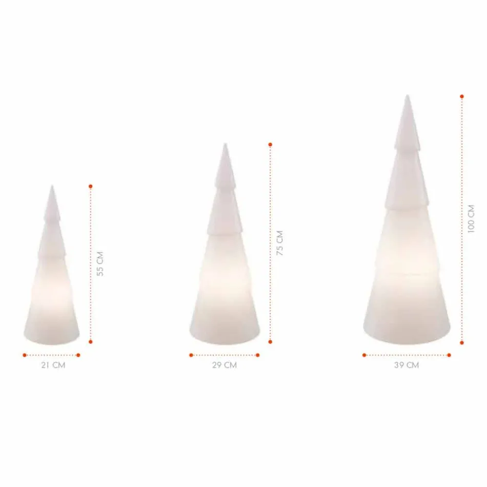 Lampada da Terra a Led o Solare di Design per Interni o Esterni - Alberostar Viadurini