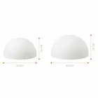 Lampada da Terra a Semisfera Attacco a Scelta 2 Misure Design Moderno - Semistar Viadurini