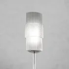 Lampada da Terra Artigianale in Vetro Veneziano Soffiato 30 cm - Satomi Viadurini