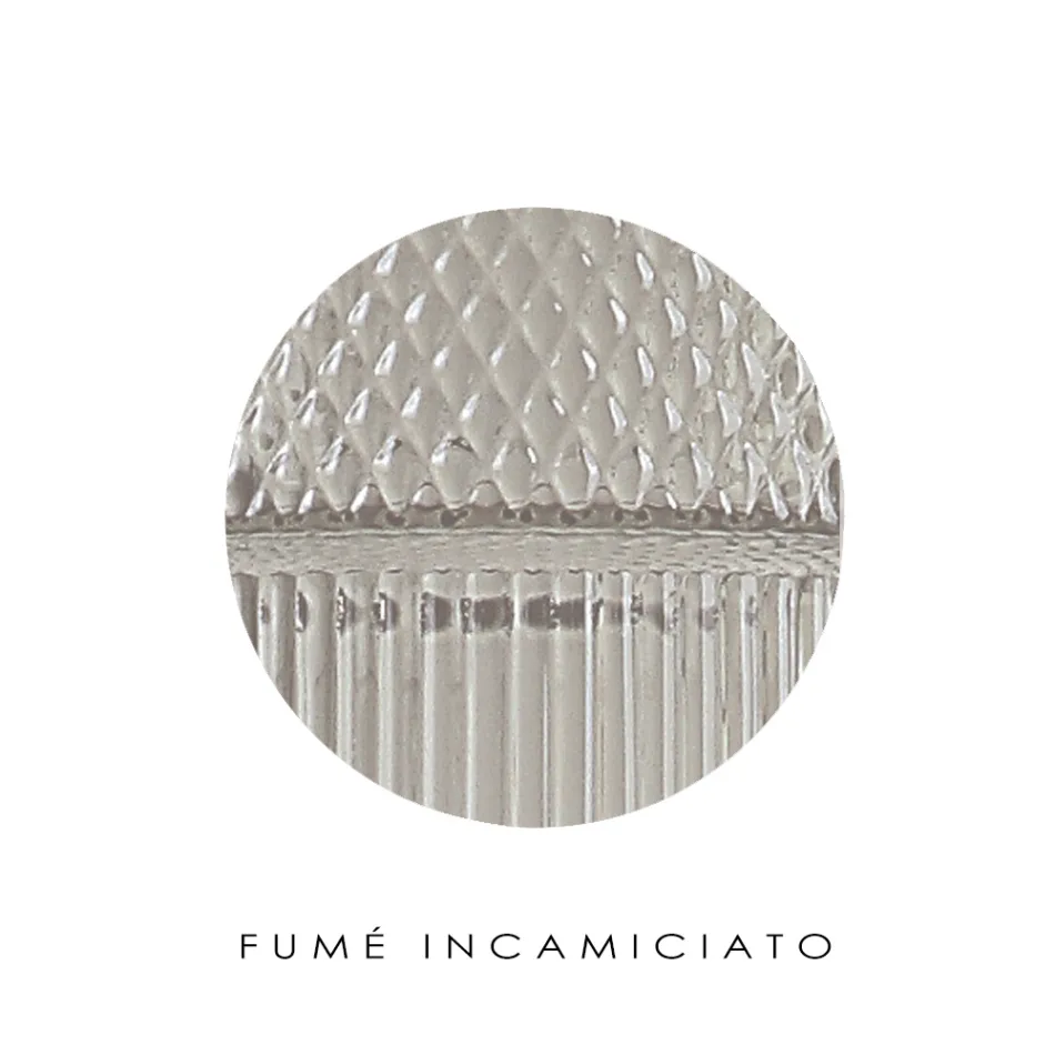 Lampada da Terra Artigianale in Vetro Veneziano Soffiato 30 cm - Satomi Viadurini