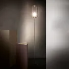 Lampada da Terra Artigianale in Vetro Veneziano Soffiato a Mano - Bambù Viadurini