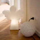 Lampada da Terra Bianca E27, Led o Solare Design Angelo Moderno - Angelostar Viadurini