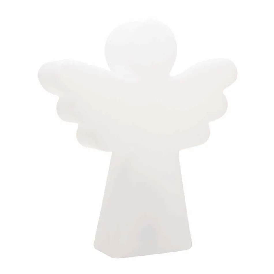 Lampada da Terra Bianca E27, Led o Solare Design Angelo Moderno - Angelostar Viadurini