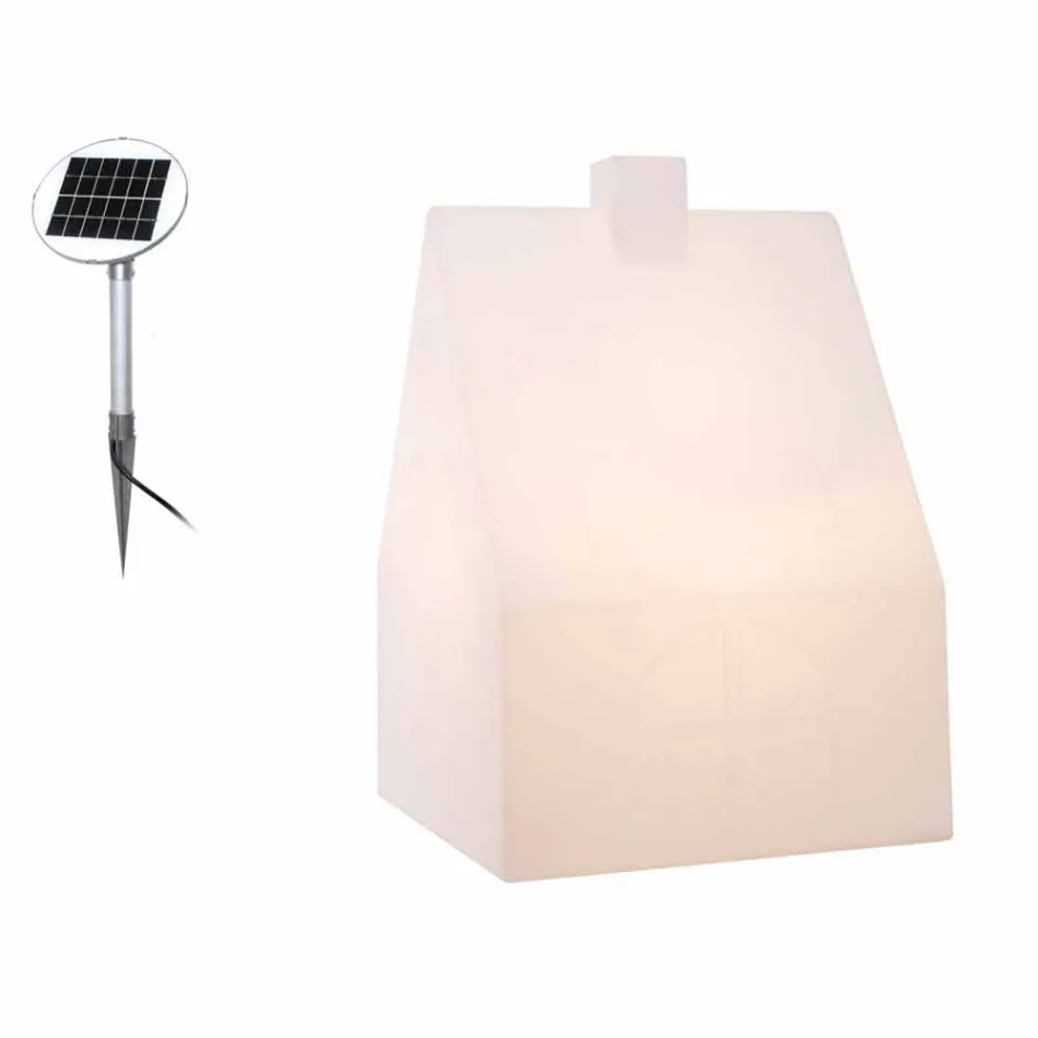 Lampada da Terra Casetta da Interno o Esterno a Led, Solare o E27 - Casastar Viadurini