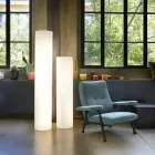 Lampada da terra cilindrica Slide Fluo luminosa realizzata in Italia Viadurini