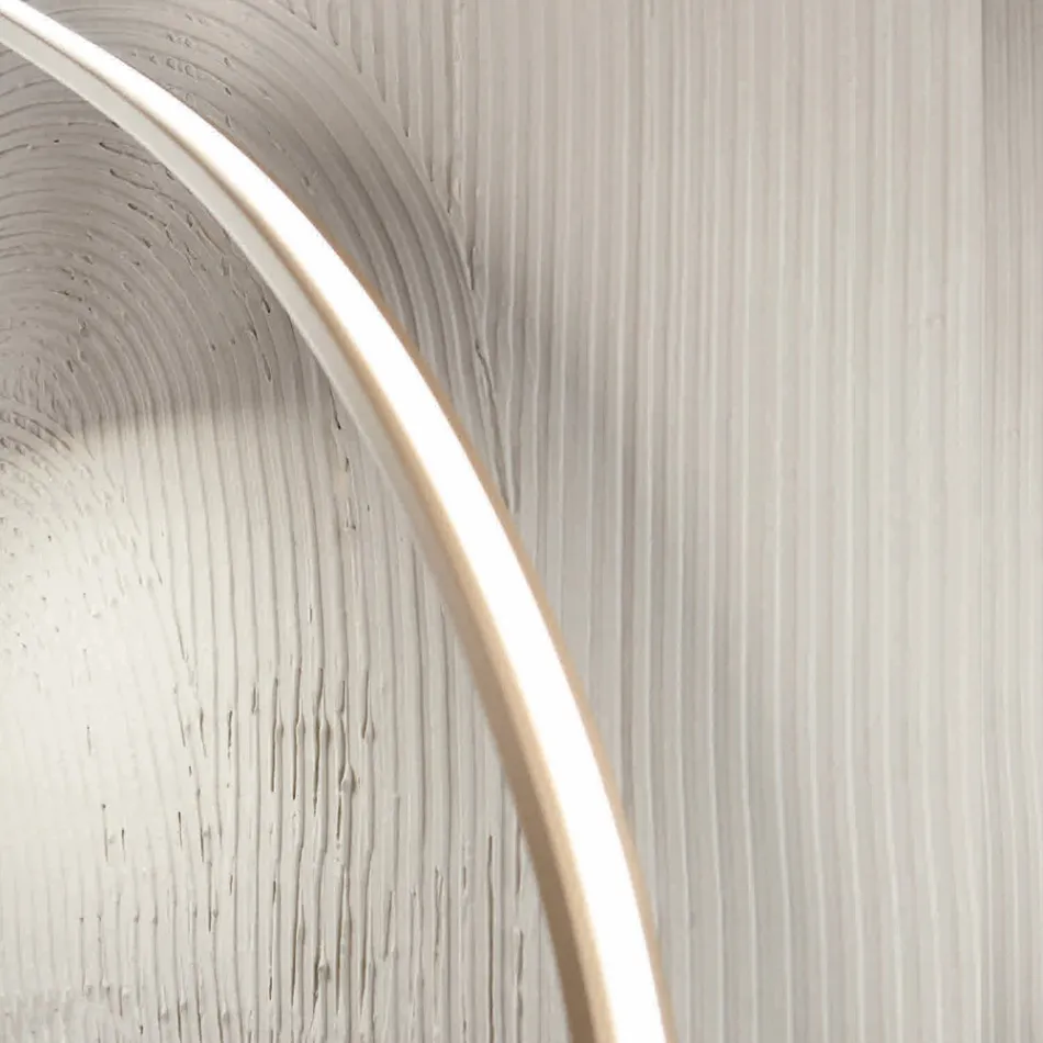 Lampada da Terra con Faretto Orientabile e Seconda Luce sul dorso - Canfora Viadurini