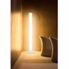 Lampada da Terra con Paralume in Polietilene Bianco Made in Italy - Asturia Viadurini