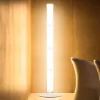 Lampada da Terra con Paralume in Polietilene Bianco Made in Italy - Asturia Viadurini