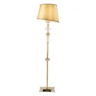 Lampada da Terra con Paralume in Vetro Artigianale Made in Italy - Saline Viadurini
