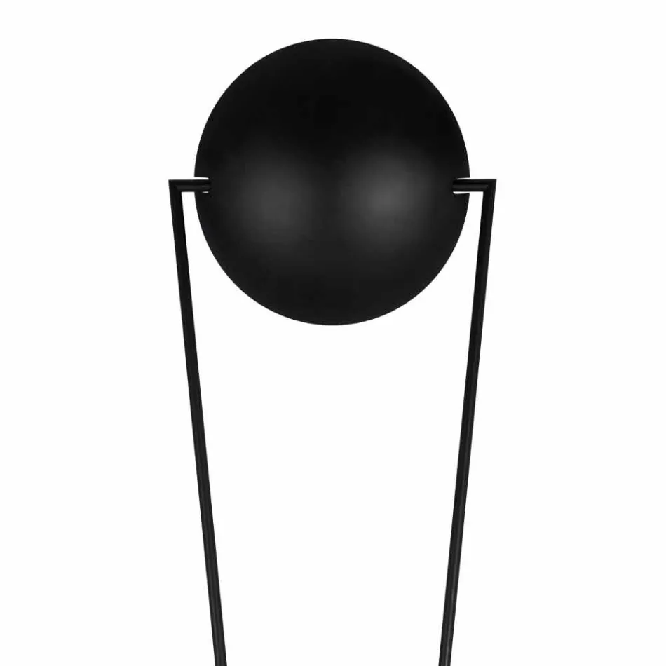 Lampada da Terra con Struttura in Metallo e LED Integrato Made in Italy - Rione Viadurini