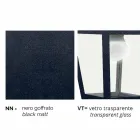 Lampada da terra da esterno in alluminio fatta in Italia, Kristel Viadurini