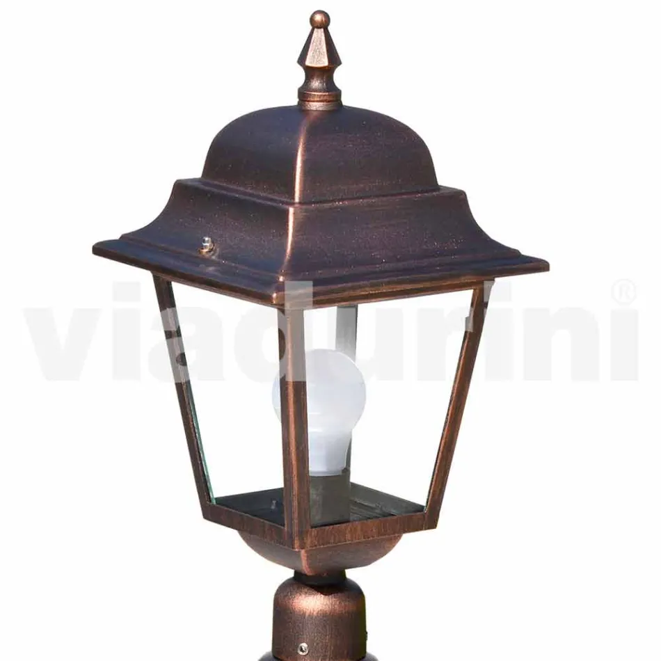Lampada da terra da esterno in alluminio prodotta in Italia, Aquilina Viadurini