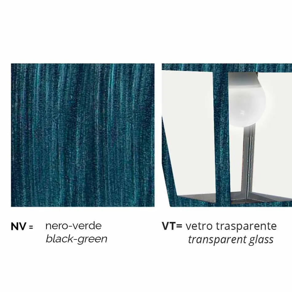 Lampada da terra da esterno in alluminio prodotta in Italia, Aquilina Viadurini