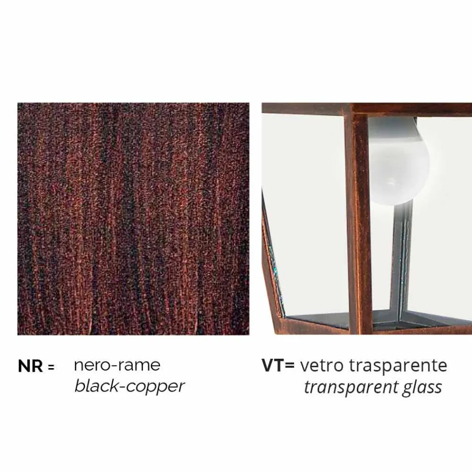 Lampada da terra da esterno in alluminio prodotta in Italia, Aquilina Viadurini