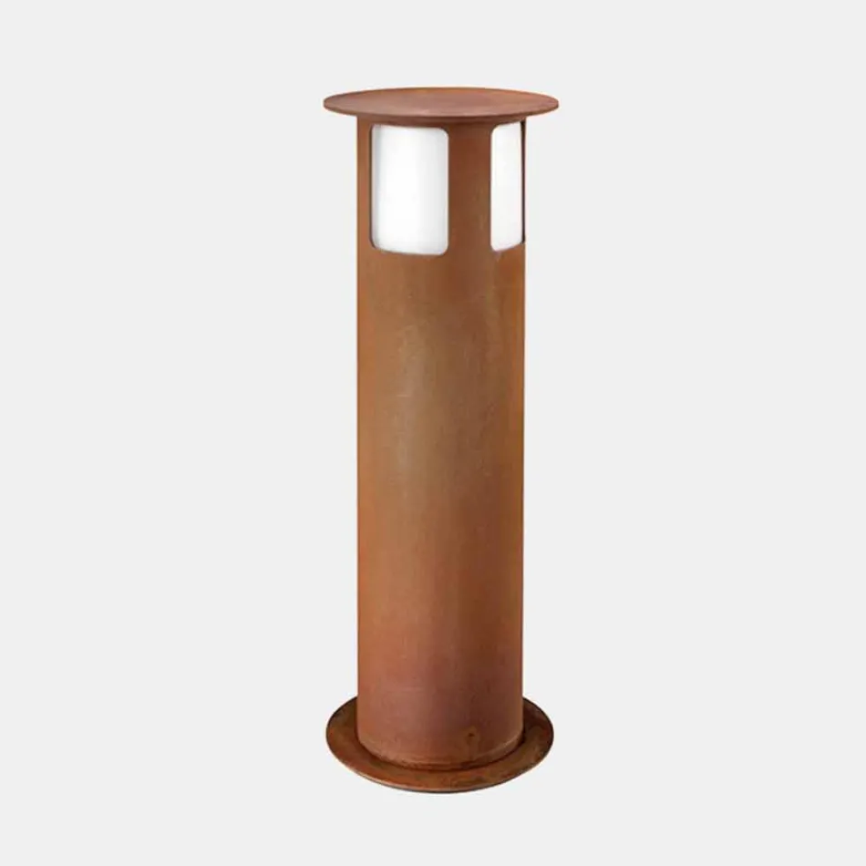 Lampada da Terra da Esterno in Ferro con Cappello di Design - Porto by Il Fanale Viadurini