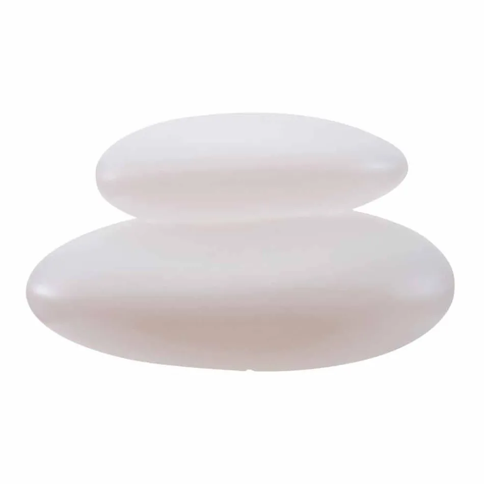 Lampada da Terra da Interno o Esterno di Design Moderno Naturale - Sassostar Viadurini