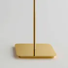 Lampada da Terra Design con Struttura in Metallo Lucido Made in Italy - Donatina Viadurini