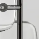 Lampada da Terra Design con Struttura in Metallo Lucido Made in Italy - Donatina Viadurini