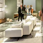 Lampada da Terra Design con Struttura in Metallo Lucido Made in Italy - Donatina Viadurini