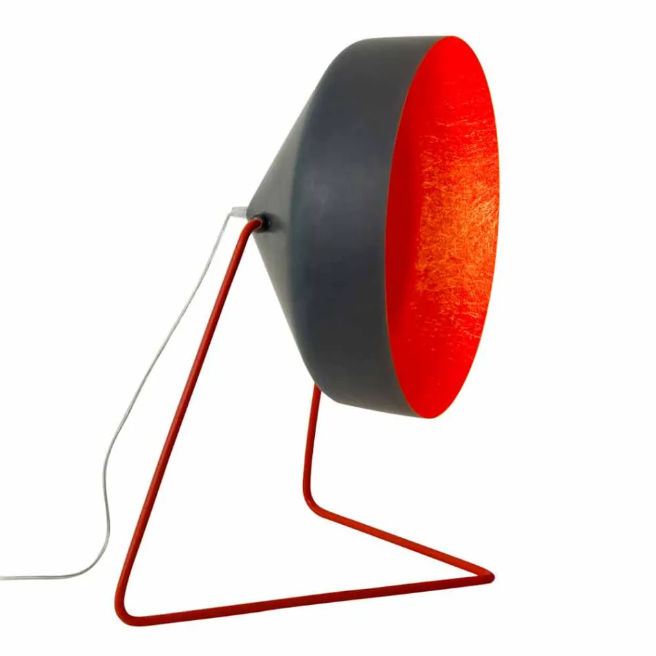 Lampada da terra di design In-es.artdesign Cyrcus F Lavagna in resina Viadurini