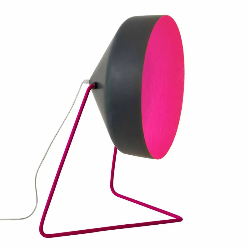 Lampada da terra di design In-es.artdesign Cyrcus F Lavagna in resina Viadurini