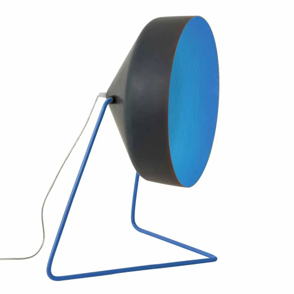 Lampada da terra di design In-es.artdesign Cyrcus F Lavagna in resina Viadurini