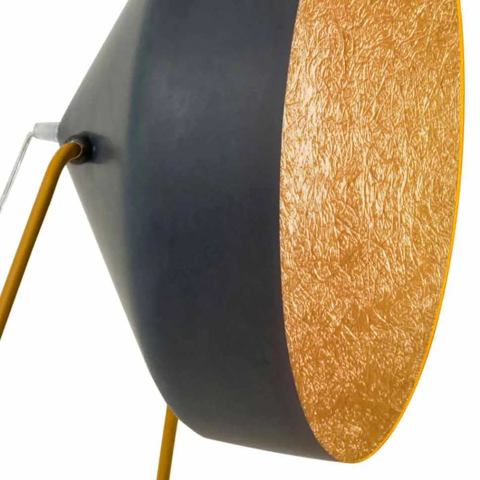 Lampada da terra di design In-es.artdesign Cyrcus F Lavagna in resina Viadurini