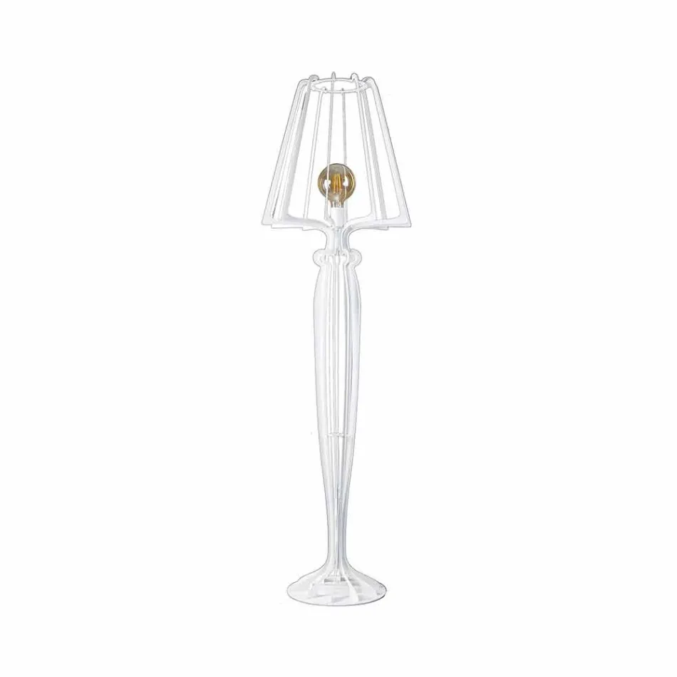 Lampada da Terra di Design Moderno in Ferro Made in Italy – Giunone Viadurini