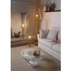 Lampada da Terra di Design Moderno in Ferro Made in Italy – Giunone Viadurini