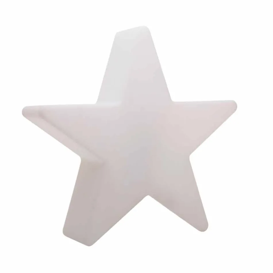 Lampada da Terra Forma a Stella Bianco o Rosso, Design Moderno - Ringostar Viadurini