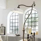 Lampada da terra in ceramica stile liberty Anita Il Fanale Viadurini