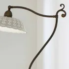 Lampada da terra in ceramica stile liberty Anita Il Fanale Viadurini
