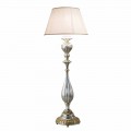 Lampada da terra in legno prodotta a mano in italia Rocco