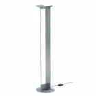 Lampada da Terra in Metallo Laccato con LED Integrato Made in Italy - Indra Viadurini
